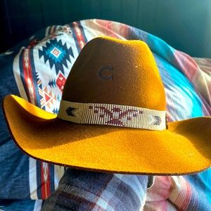 EVERY COWGIRL NEEDS A CHARLIE 1 HORSE FELT HAT , COGNAC WESTERN CHARLIE